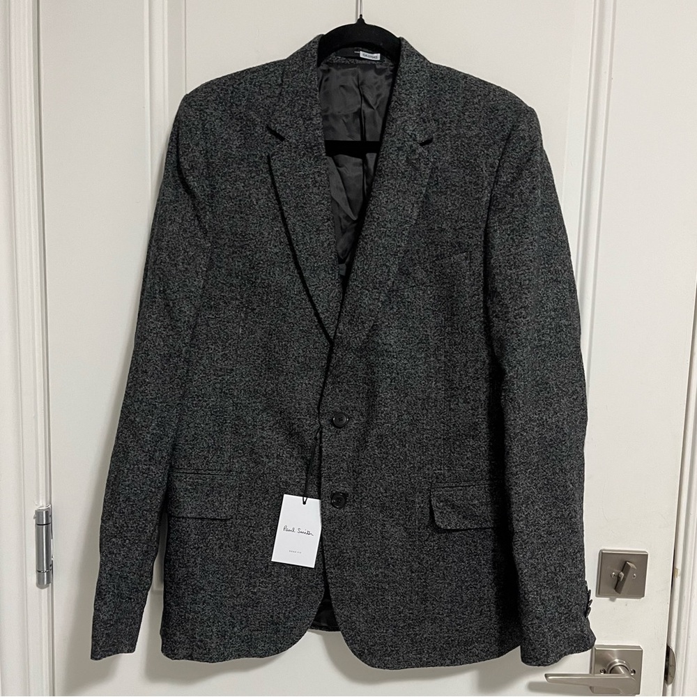 NWT - Paul Smith Men's Wool Blended Soho Fit Blazer - Made in Italy - US 42/L